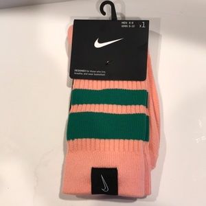 Nike Socks Pink and Green Women’s 6-10 NWT